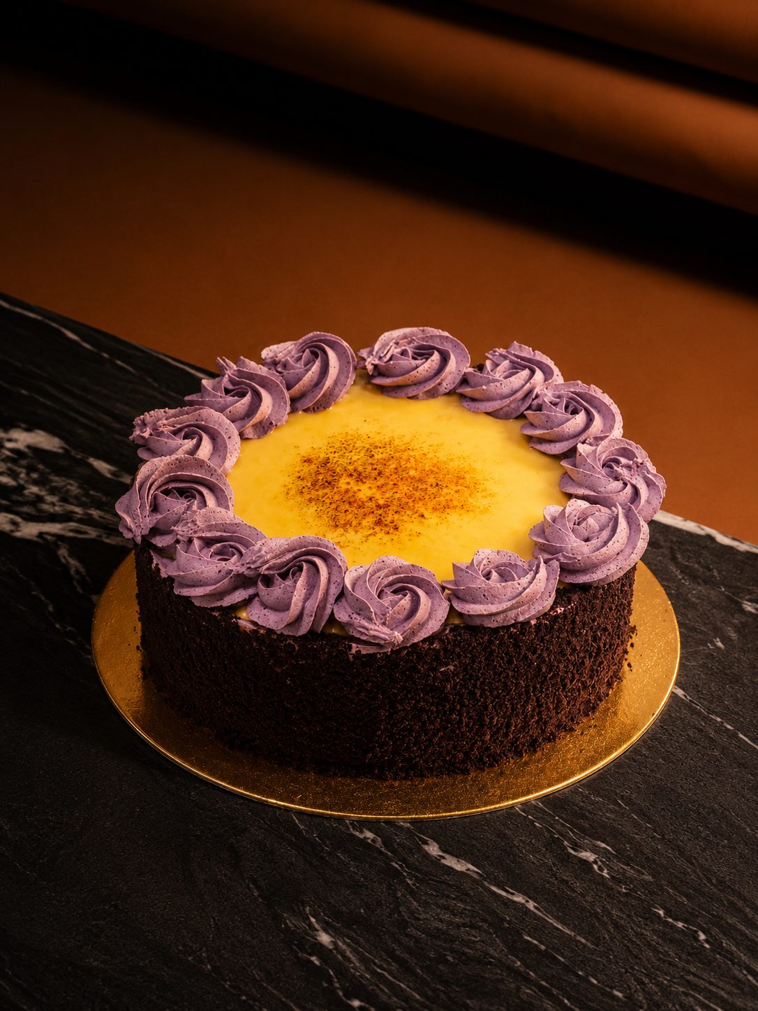 Ube Crème Brûlée Cake (Whole)