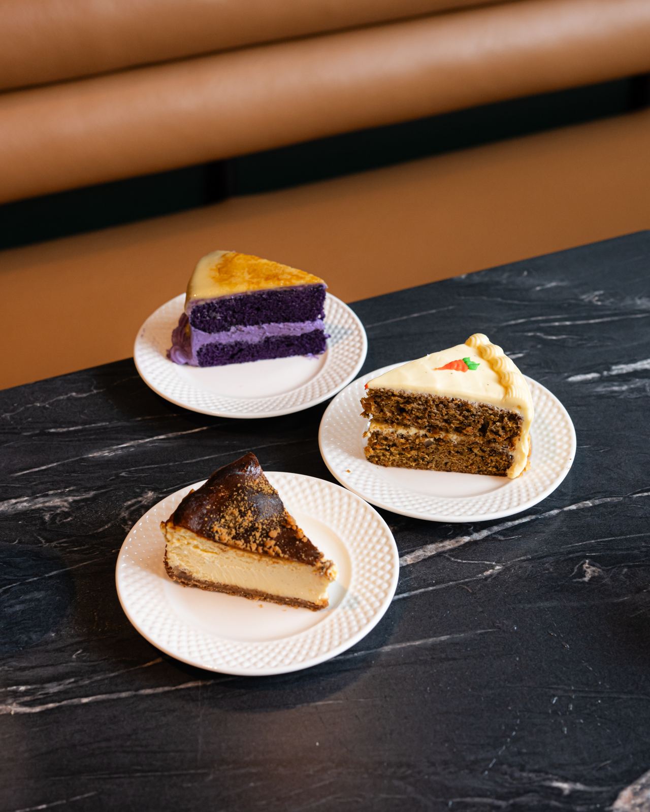 Ube Crème Brûlée Cake (Slice)